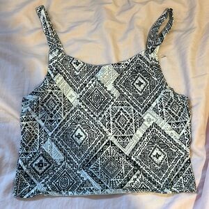 Aero cropped tank top